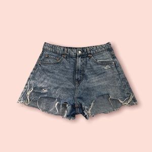 Cute denim jean shorts slightly worn.
